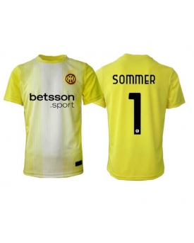 Billige Fotballdrakt Inter Milan Yann Sommer #1 Keeper Replika Bortedrakt 2025-26 Kortermet Billige Fotballdrakt Inter Milan Yann Sommer #1 Keeper Replika Bortedrakt 2025-26 Kortermet